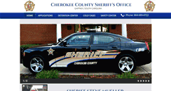 Desktop Screenshot of cherokeecountysheriff.net